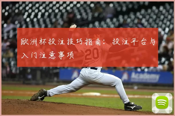 欧洲杯投注技巧指南：投注平台与入门注意事项