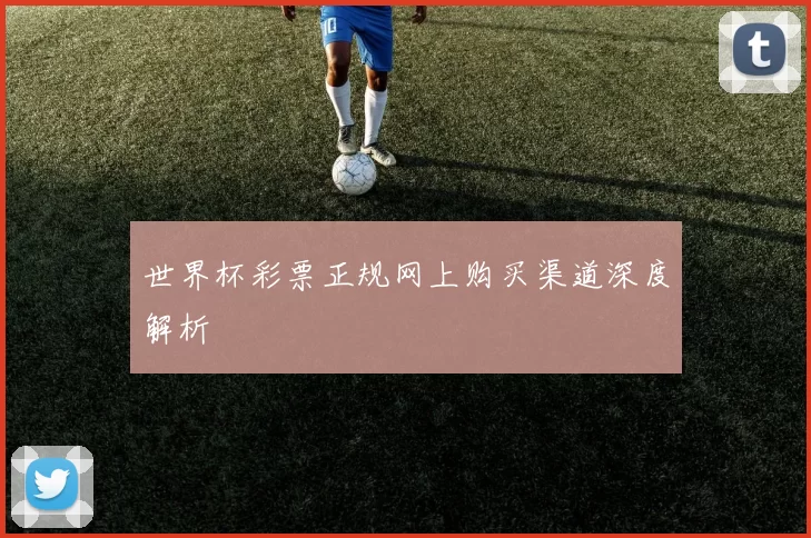 世界杯彩票正规网上购买渠道深度解析