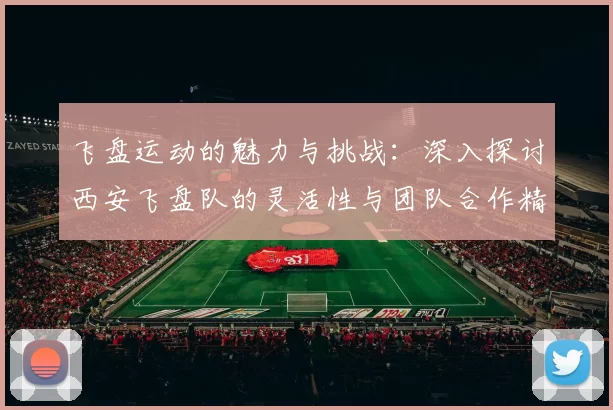 飞盘运动的魅力与挑战：深入探讨西安飞盘队的灵活性与团队合作精神